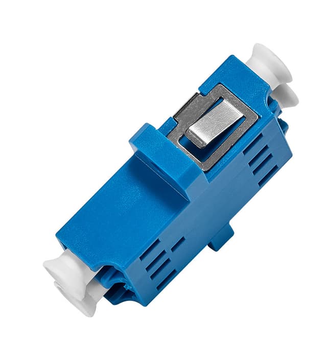LC to LC Duplex Single Mode SC Type Adapter with Flange, UPC