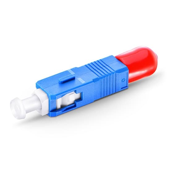 ST Female to SC Male Simplex Single Mode Fiber Optic Adapter/Mating Sleeve