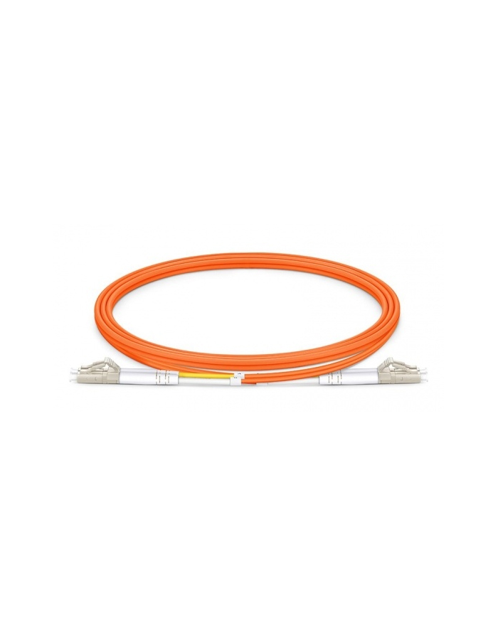 LC to LC UPC Duplex OM1 2.0mm PVC Fiber Patch Cable, 1m