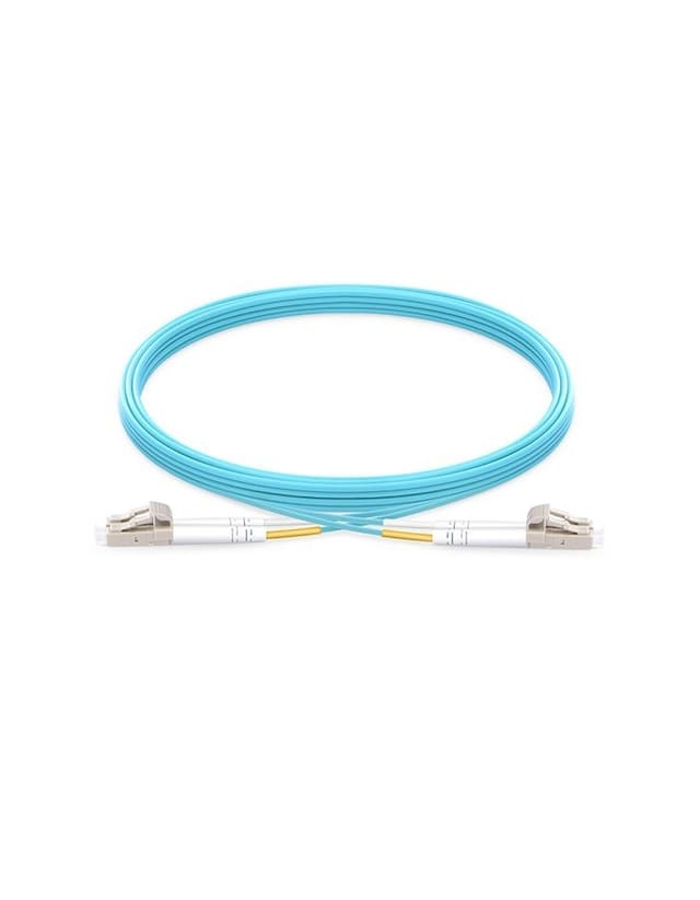 LC to LC UPC Duplex 0.15dB IL OM4 PVC BIF Patch Cable, 1m