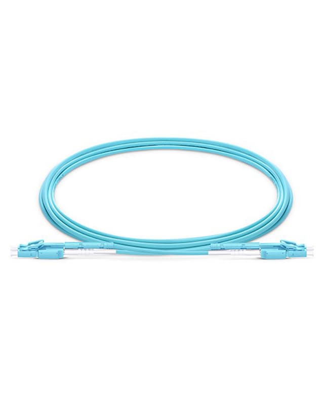 LC UPC Uniboot with Push Pull Tabs OM4 PVC BIF Patch Cable, 1m