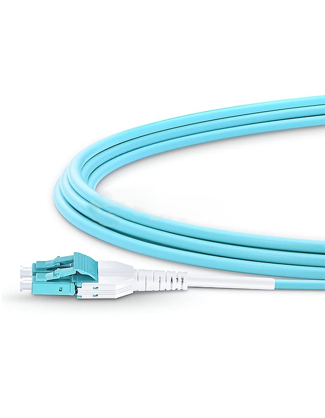 Grade B LC to SC UPC Duplex Typ. 0.12dB IL OS2 PVC BIF Cable, 2m