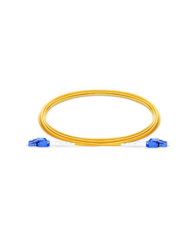 LC UPC Switchable Uniboot OS2 PVC BIF Patch Cable, 1m
