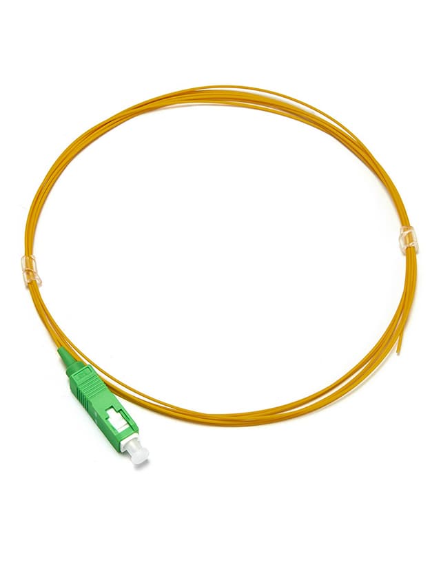 LC APC Simplex OS2 PVC 0.9mm Pigtail, 1m