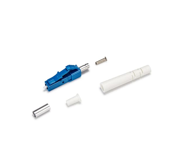 Customized LC Boot Size Singlemode/Multimode Fiber Optic Connector