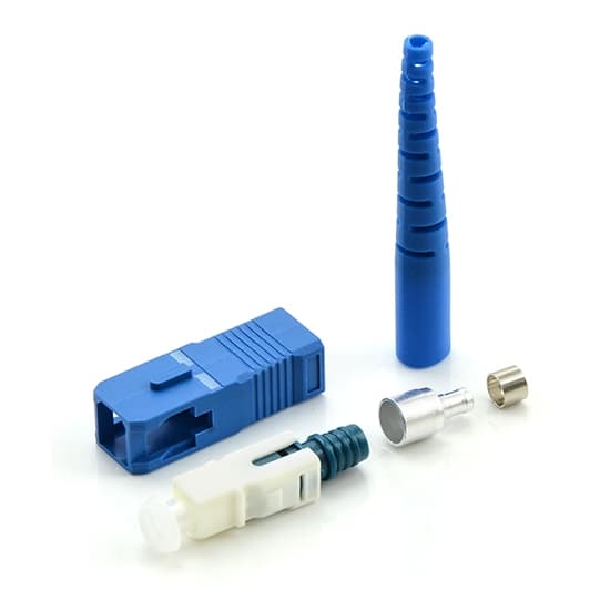 Customized SC Boot Size Singlemode/Multimode Fiber Optic Connector