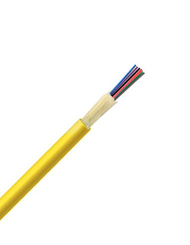 Singlemode 9/125 OS2, Riser, Non-unitized Tight-Buffered Distribution Indoor Cable GJFJV, 12 Fibers