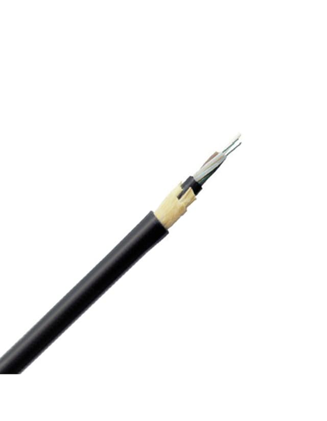 12-144 Fibers Singlemode 9/125 OS2, PE Jacket Span 50M, Stranded Loose Tube, ADSS Waterproof Outdoor Cable GYFTCY, 12 Fibers