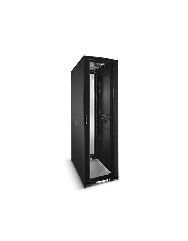42U GR600-Series Black Server Cabinet 600x1170mm with 2 PDU Brackets and Adjustable Fixed Shelves