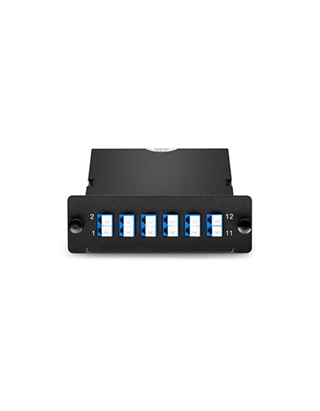 MTP-12 to 6x LC Duplex, Type A, 12 Fibers OS2 Single Mode FHD MTP/MPO Cassette