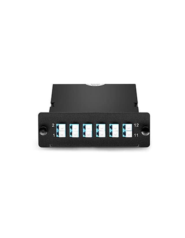 MTP-12 to 6x LC Duplex, Type A, 12 Fibers OM4 Multimode FHD MTP/MPO Cassette