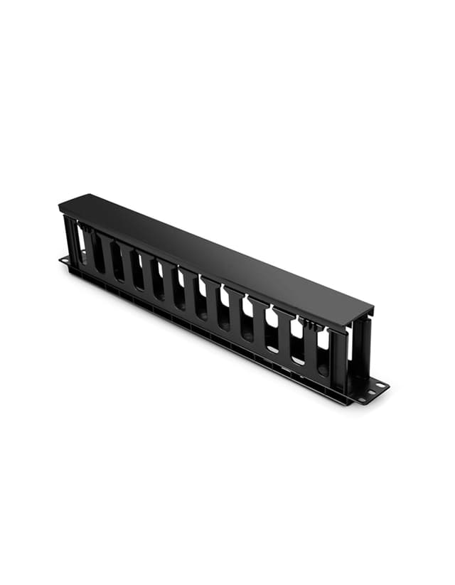 Single Sided Horizontal Cable Manager with Finger Duct, 1U