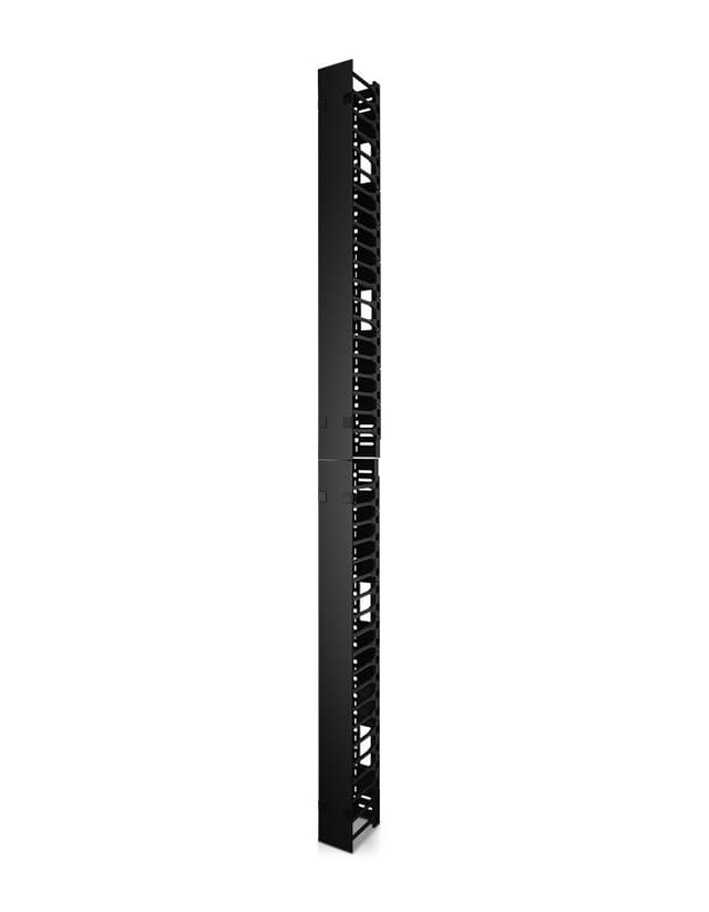 Vertical Cable Manager for 42U GR800-Series Network &amp; Server Cabinet, Single Sided with 2 Hinged Cover