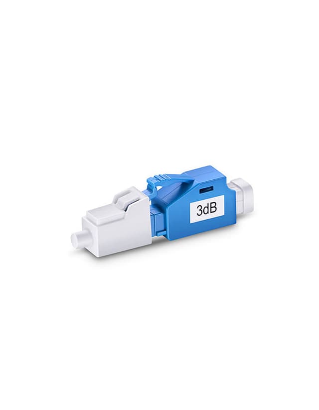 LC/UPC Singlemode Fixed Fiber Optic Attenuator, Male-Female, 3dB (10pcs/Pack)