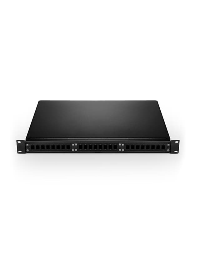 24 Fibers, 24 Ports Rack Mounted Fiber Optic Terminal Box as Distribution Box Without Pigtails and Adapters