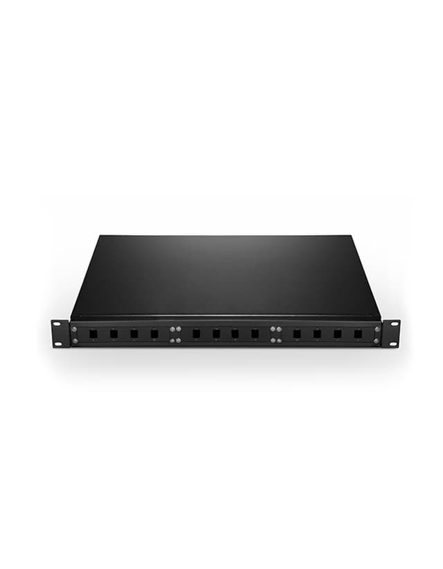 Customized 6-48 Ports Rack Mounted Fiber Optic Terminal Box as Distribution Box Without Pigtails and Adapters