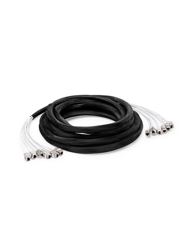 Cat6a Jack to Jack SFTP PVC CMR Pre-Terminated Copper Trunk Cable