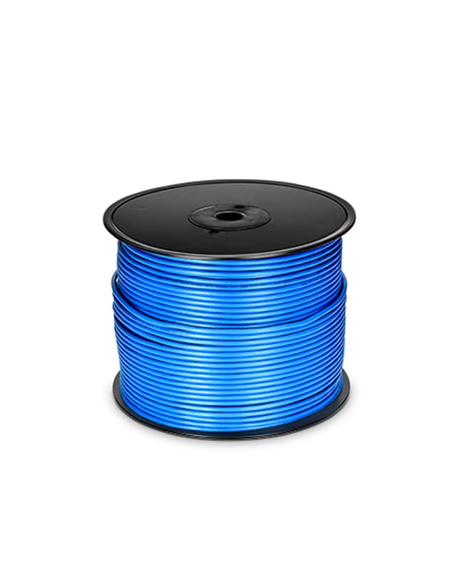 1000ft (305m) Cat5e Unshielded (UTP) Solid PVC CMR Blue Bulk Ethernet Cable