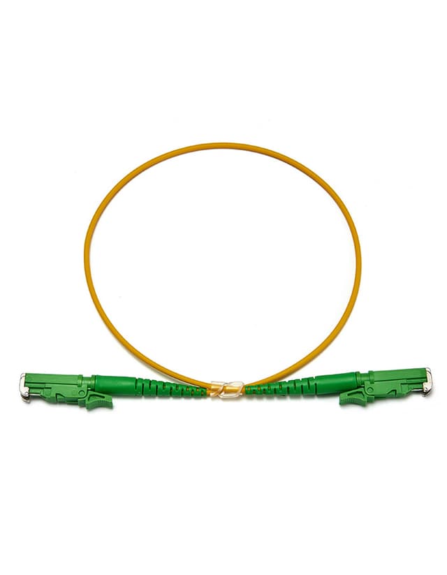 E2000 to E2000 APC Simplex OS2 2.0mm PVC Fiber Patch Cable