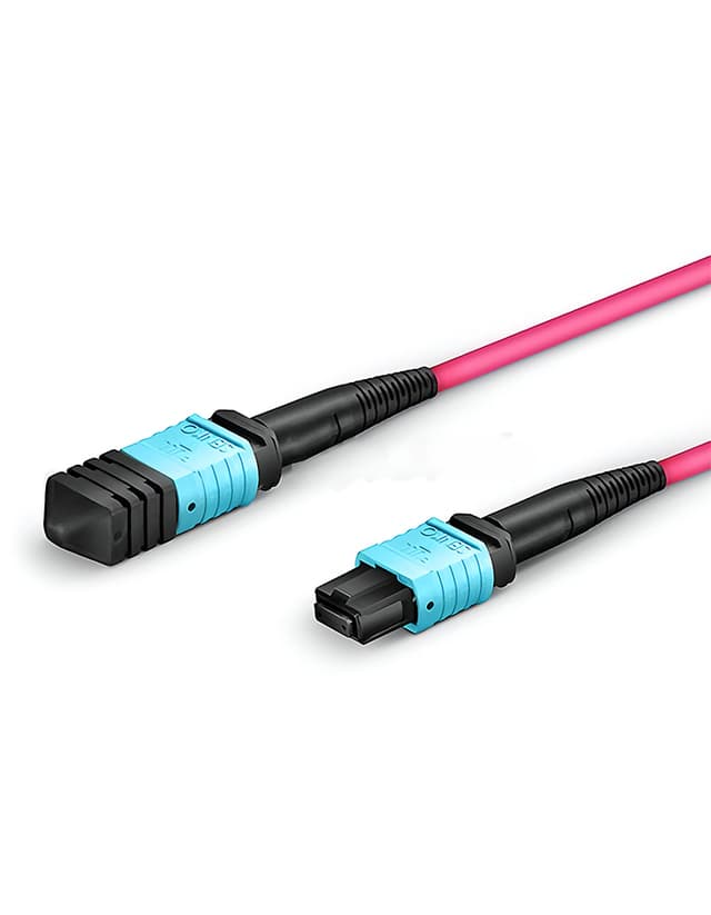 MTP Female to LC, OM4 LSZH Type A,12 Fibers Elite Breakout Cable, 1m