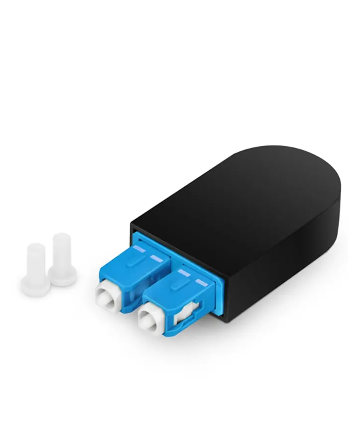 SC/UPC Duplex PVC Fiber Loopback Module, OS2