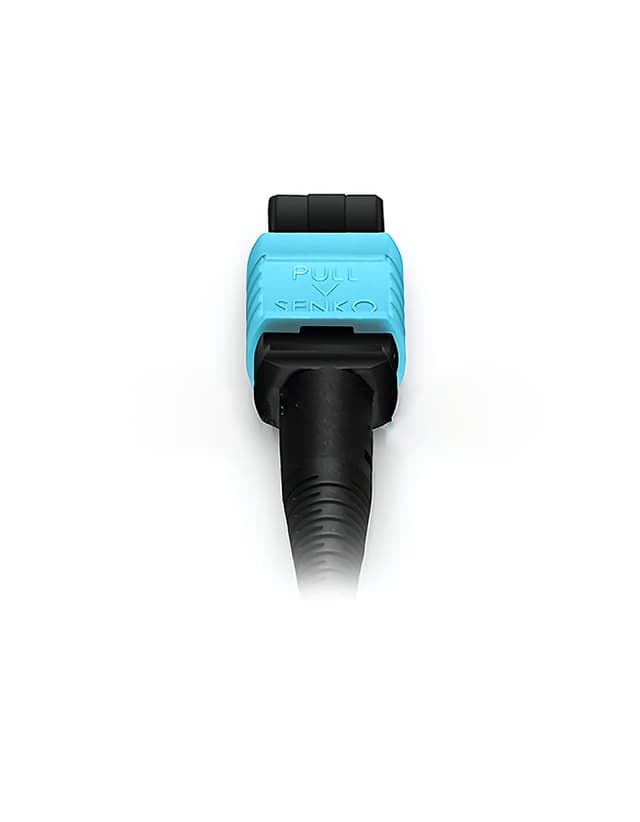 MPO Female to LC, OM3 LSZH Type B, 8 Fibers Elite Breakout Cable