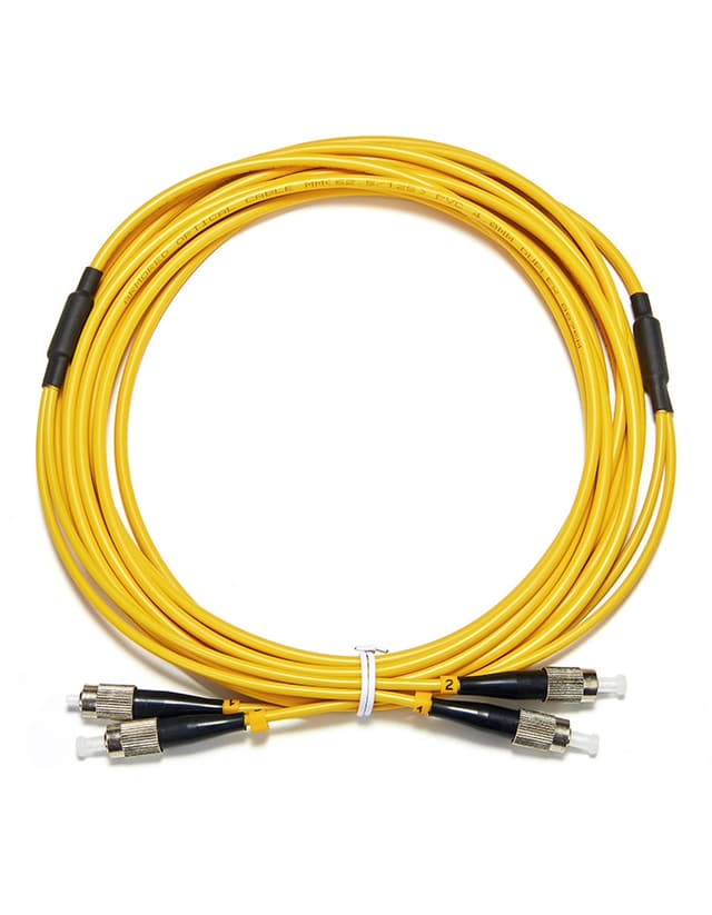 FC to FC APC Duplex OS2 2.0mm PVC Fiber Patch Cable