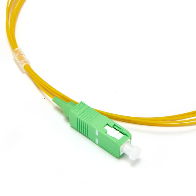 SC APC Simplex OS2 PVC 0.9mm Pigtail, 1m