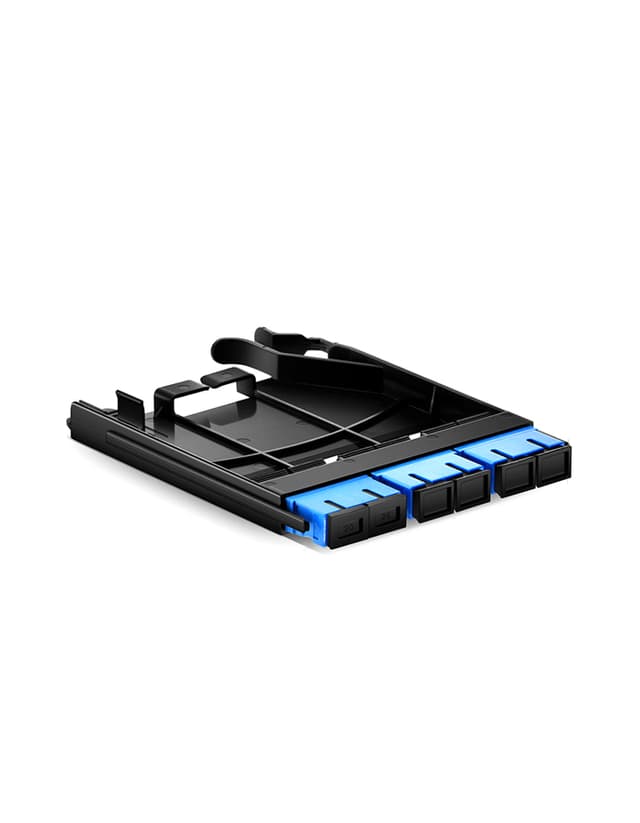 3x SC Duplex, 6 Fibers OS2 Single Mode FHX Fiber Adapter Panel