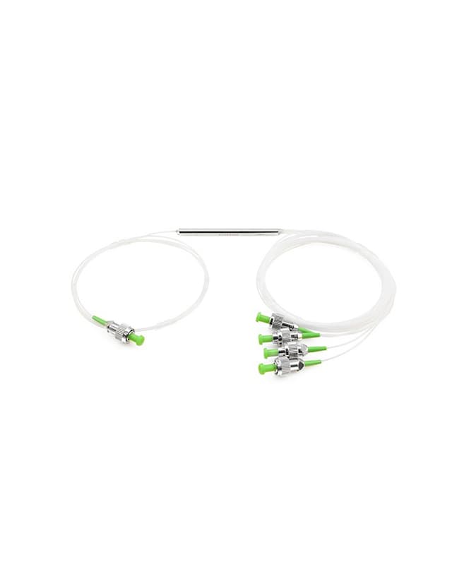 Customized MxN Singlemode Steel Tube FBT Couplers Splitters, LC/SC/ST/FC