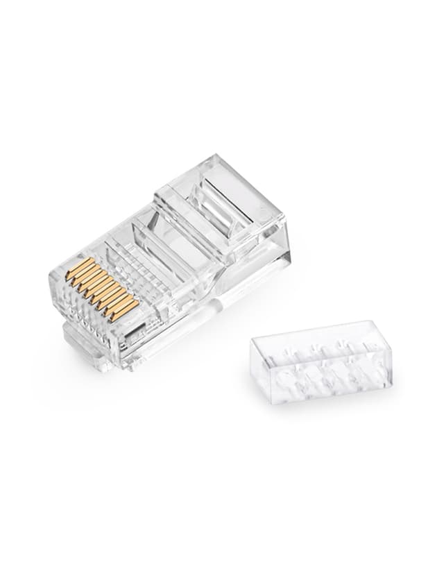 Cat6 RJ45 Modular Plug for Stranded Cables (50/Pack), Stranded Cable