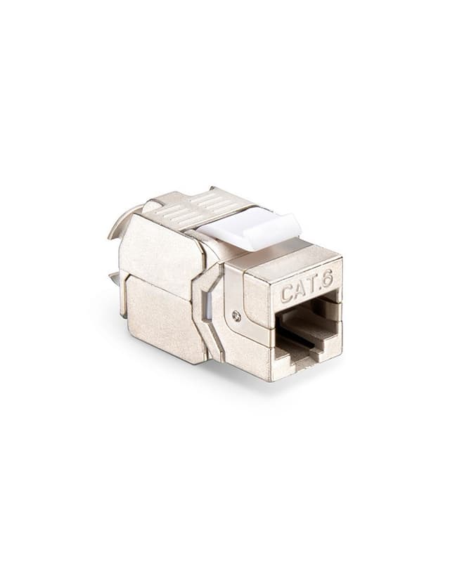 Cat6 RJ45 (8P8C) Shielded Toolless Keystone Jack