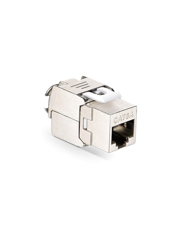 Cat6a RJ45 (8P8C) Shielded Toolless Keystone Jack