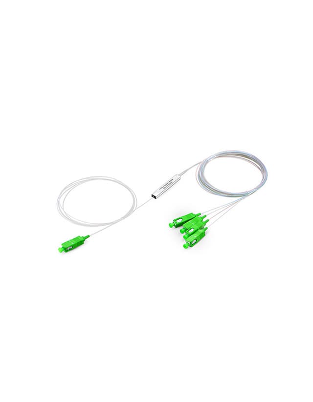 1x4 PLC Fiber Splitter, Mini Module, 900μm, SC/APC, Singlemode